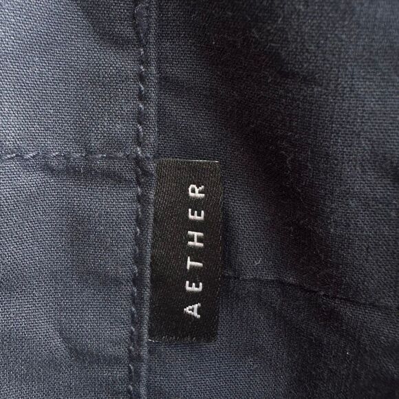 AETHER Pine Shacket button down navy blue men's XXL - Picture 4 of 9